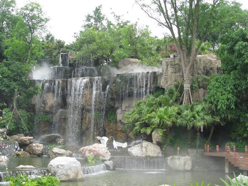 目前景觀假山中的三種排水管道介紹 目前景觀假山中的三種排水管道介紹